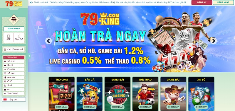 Giới Thiệu 79king1 Các Thông Tin Về Nhà Cái